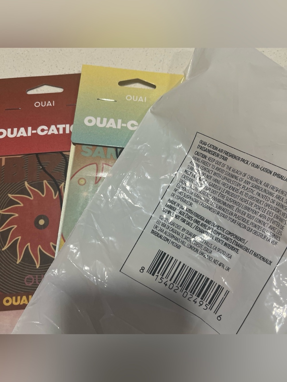 OUAI-CATION Set of 4 Air Freshener - OUAI - Picture 2 of 2